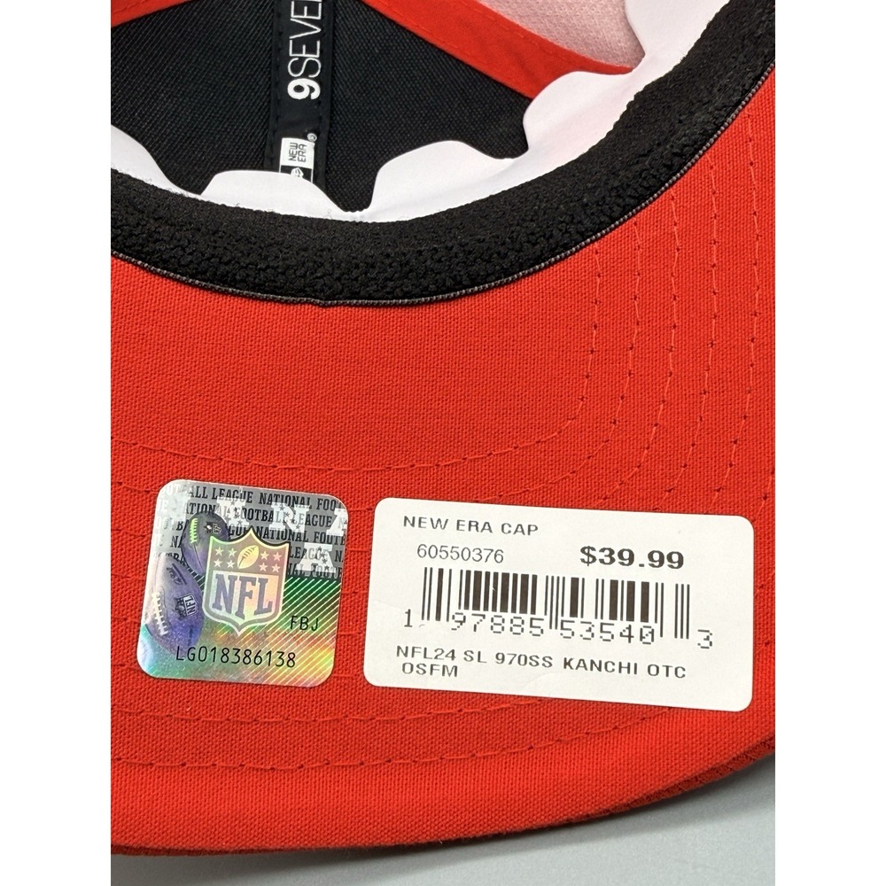New Era Men's Kansas City Chiefs Sideline 9Seventy Adjustable Rope Hat NEW - Picture 7 of 7